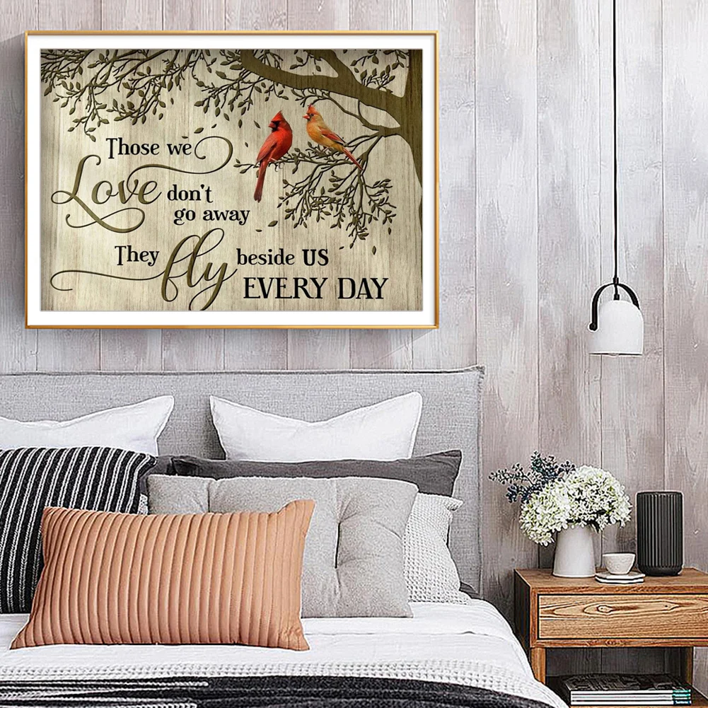 Diamond Painting - Full Round Drill - Bird(50*40cm)