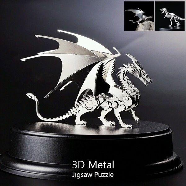 Steel Warcraft 3D Metal Puzzle £ºDragon