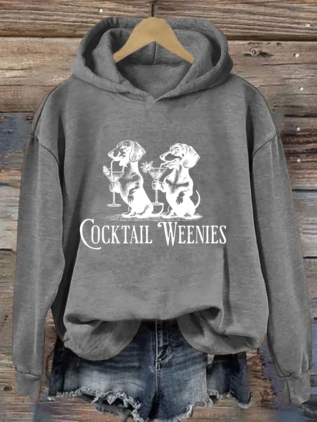 Cocktail Weenies Dachshund Hoodie