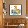 Bunny-14CT Stamped Cross Stitch 32*29cm/12.6*11.42in tapestrymarket