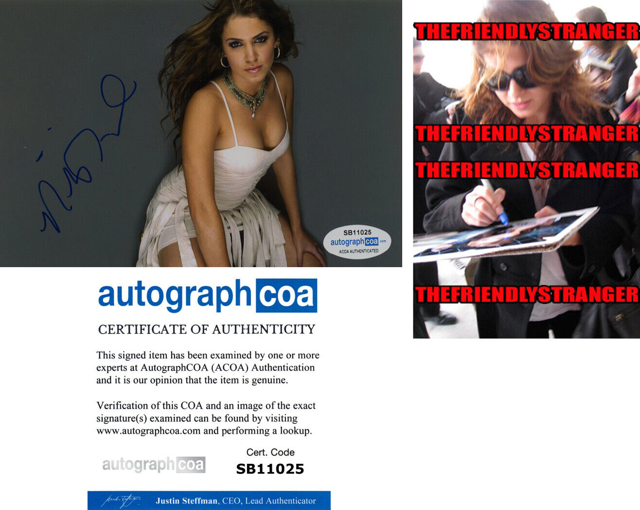 NIKKI REED signed Autographed 4X6 Photo Poster painting - PROOF - Hot SEXY Twilight ACOA COA