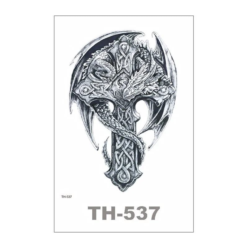 SDRAWING Temporary Tattoo For Women Sexy Tattoo Stickers Body Art Tattoo Chest Stickers Arm Tattoo Men Fashionable Fake Tatoo Cool Tattoo