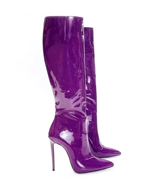 Breakj Breakj Furtado 2023 Fashion Women's Shoes spring autumn Winter Pointed Toe Stilettos Heels 12cm Knee High Boots high heels 41 42 102-0