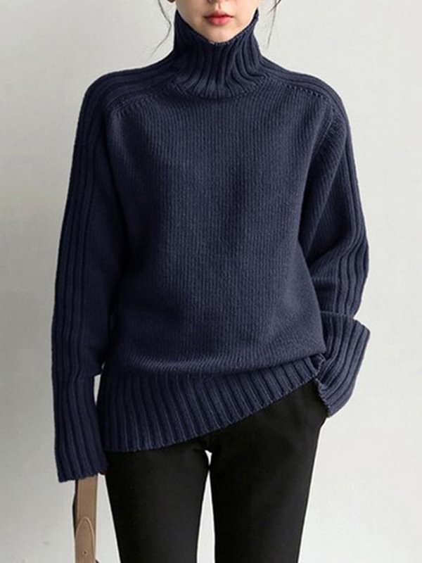 Simple Turtleneck Sweater