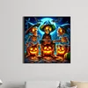 Diamond Painting-DIY Full Round Drill Halloween Skull(40*40 CM)
