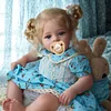 20" Lifelike Blue Eyes Handmade Silicone Vinyl Reborn Baby Girl Zidina - RBBI-Myrebornbabydoll&reg; Myrebornbabydoll&reg;