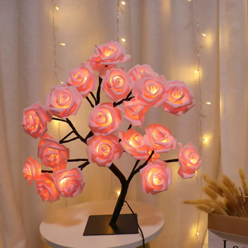 Sdecorshop Rose Tree Lamp Led