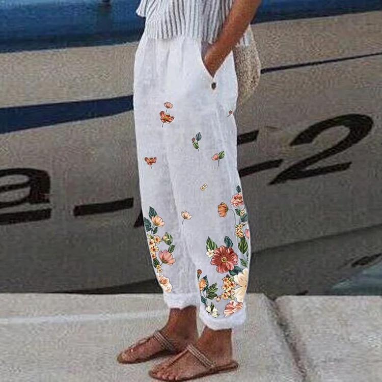 Women'S Printed Casual Pants