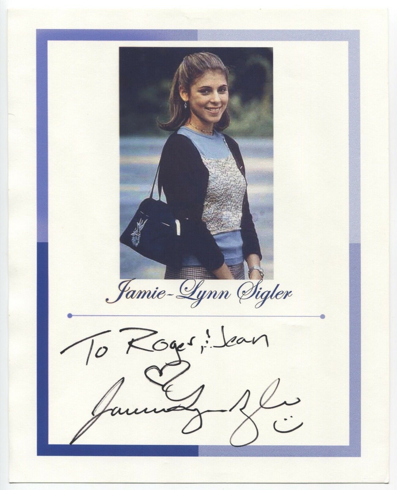 Jamie-Lynn Sigler Signed 8x10 Inch Photo Poster painting Autographed Signature Sopranos