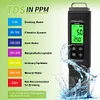5 in 1 Digital Water Quality Tester Pen Salinity PH Temp EC and TDS Meter