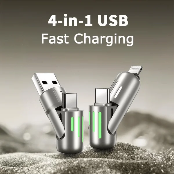🔥Last Day 49% OFF🔥 - 4-in-1 USB Charging Cable fast charging MAX 240W