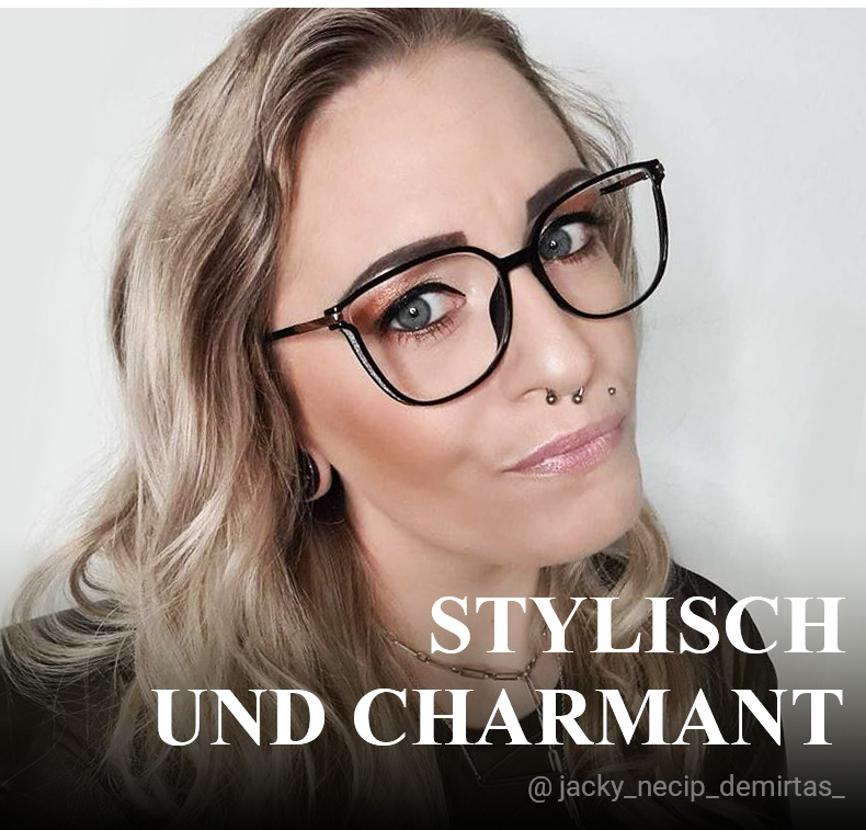 Walden Schwarz Cateye Brille