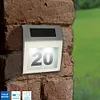 House Number LED Solar Lamp Waterproof Outdoor Address Number Sign Light