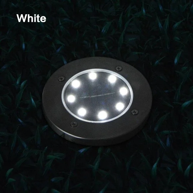 LED Small chips Garden Light Solar Power Outdoor Underground Lights stainess Lawn Lamp Pathway Patio yard Buried Floor Light