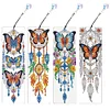4Pcs Special Shape Dream Catcher Butterfly 5D DIY Diamond Painting Bookmark