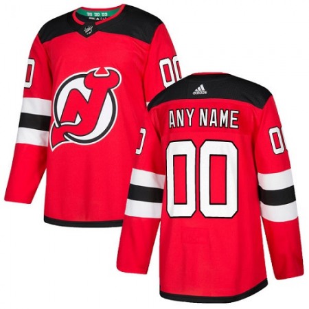 Men's  New Jersey Devils Personalized Authentic Red Home Stitched NHL Jersey