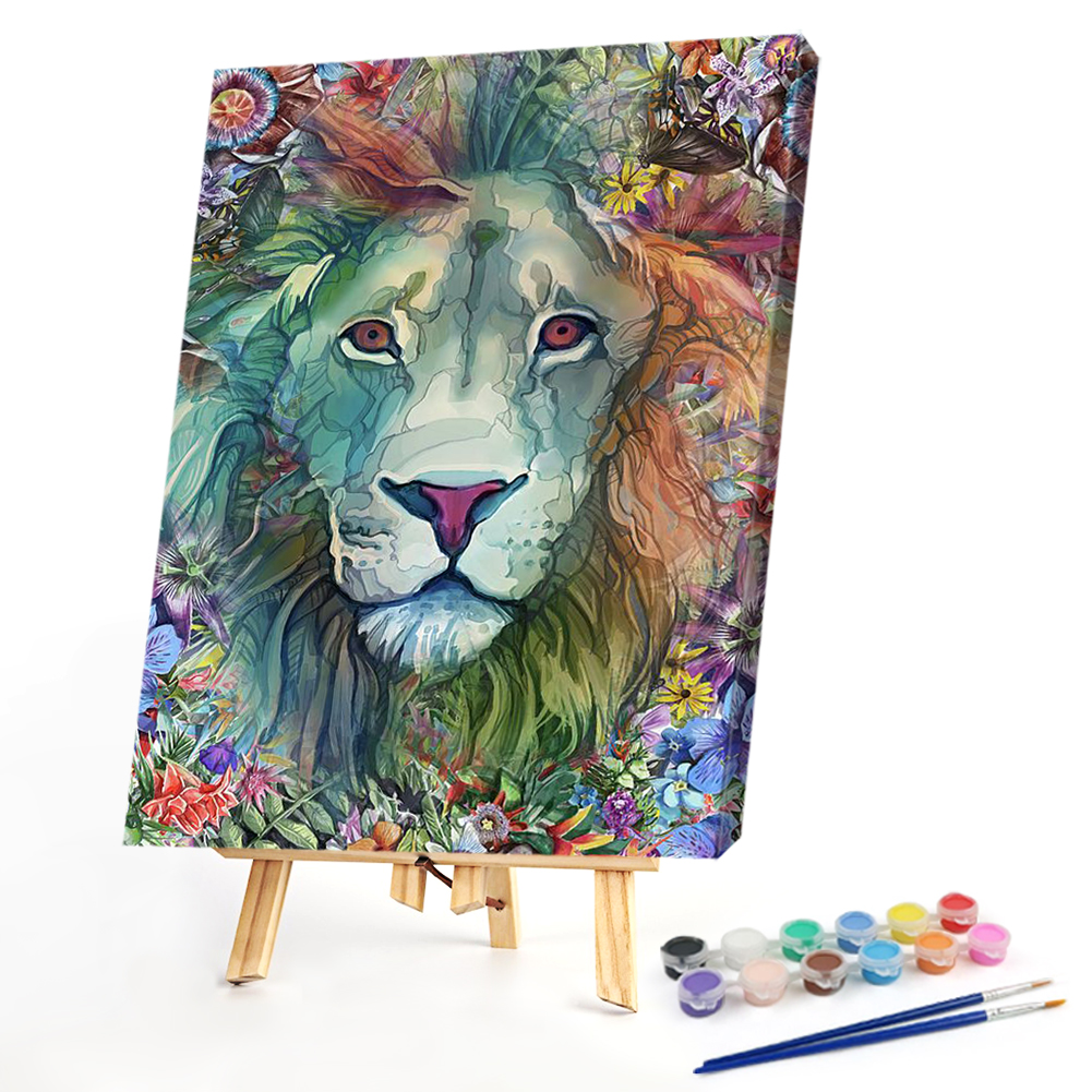 

40*50CM - Paint By Numbers - Lion, 501 Original