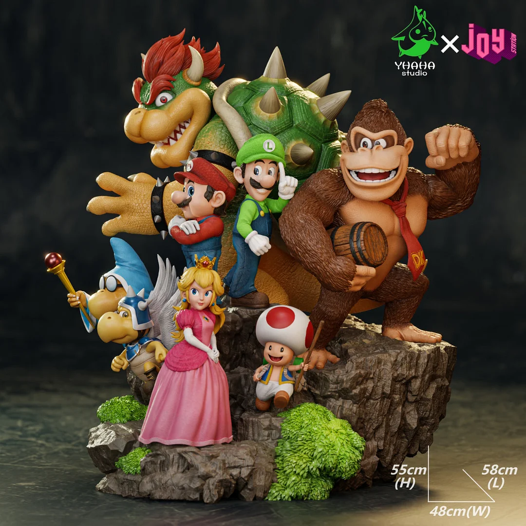 Characters of Super Mario Family - Super Mario Resin Statue - Joy