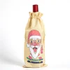 5D DIY Special Shaped Drill Diamond Painting Christmas Wine Bottle Bags Covers Kits