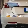 Autocollant cr&eacute;atif de moto/voiture de chat de dessin anim&eacute;