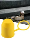Car Trailer Ball Cap PVC Tow Bar Cap Waterproof for Car Ball Head (Red)