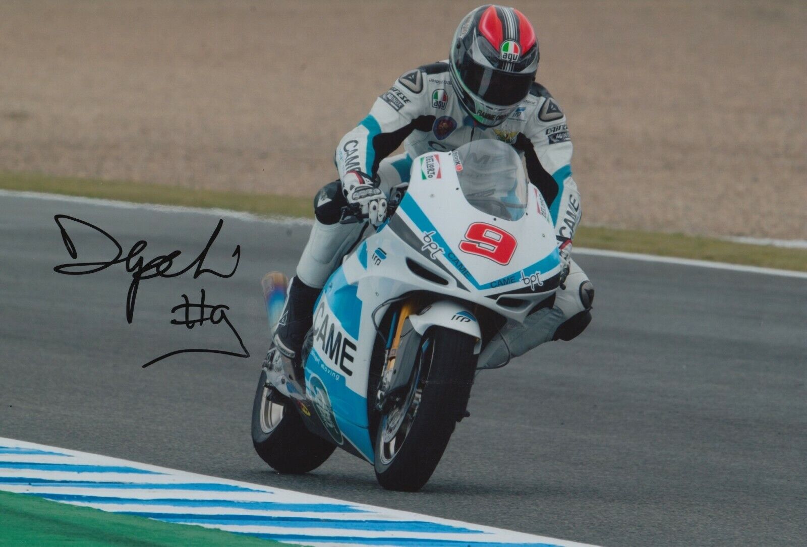 Danilo Petrucci Hand Signed 12x8 Photo Poster painting - MotoGP Autograph.