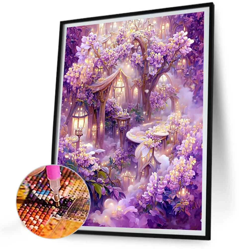 Partial AB Diamond Painting - Full Square Drill -Dreamland(Canvas|35*45cm)
