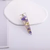 10PCS Creative Handmade Dried Flower Drop Drip Hair Clips