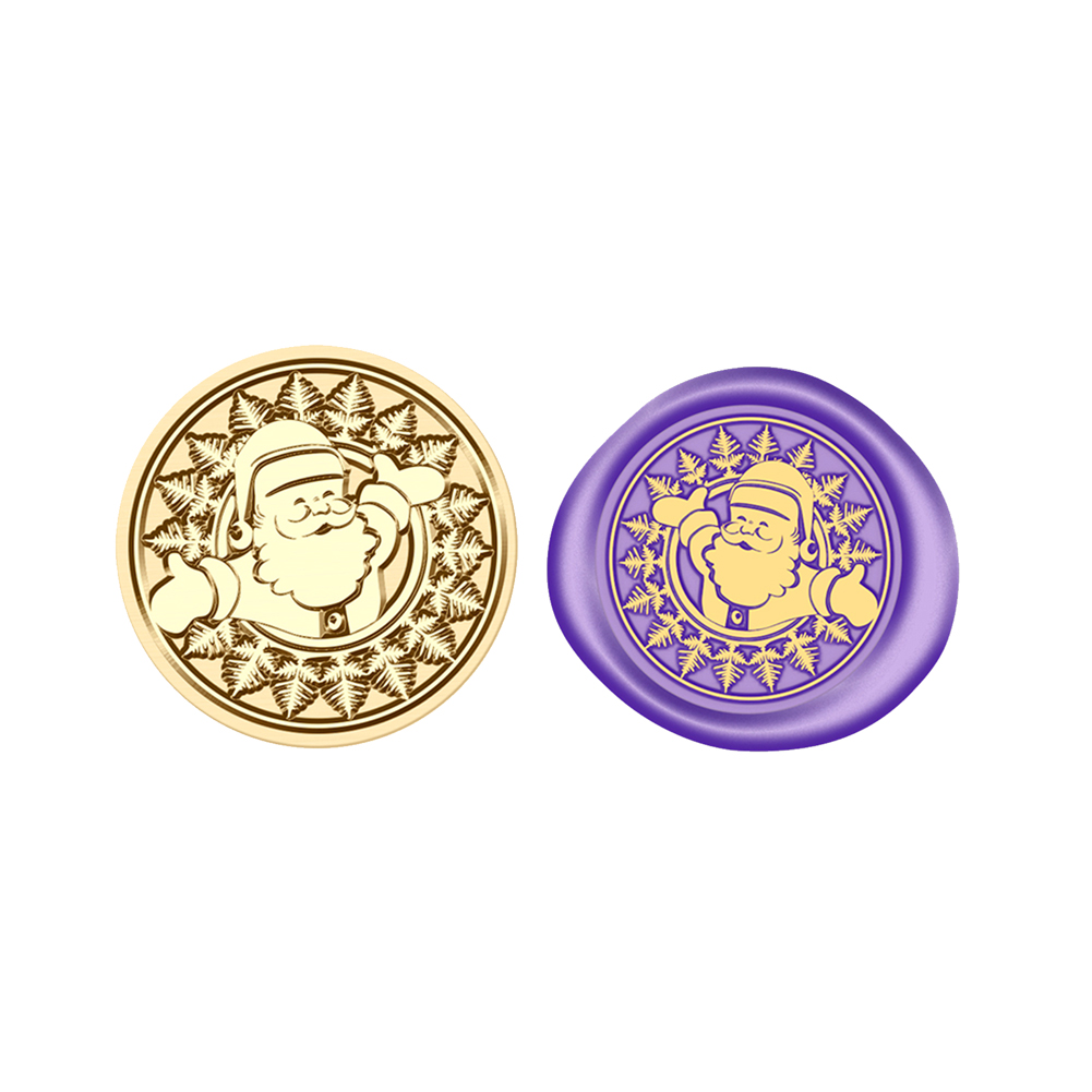 

25mm Christmas Wax Seal Stamp Cartoon Head - Wax Seal Stamp, 501 Original