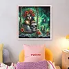 Skull-11CT Stamped Cross Stitch 40*40cm