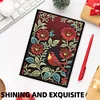 (US Local)Flower Bird Special Shaped Diamond Painting Journal Notebook for Adults