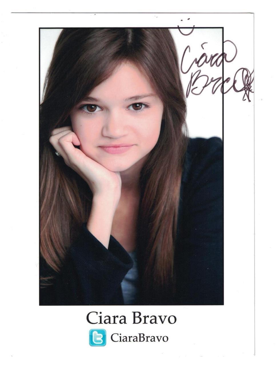 Ciara Bravo Signed Autographed 4.25 x 6 Photo Poster painting Actress Rare B