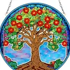 Suncatcher Tree Of LifeDiamond Painting Hanging Pendants for Kid DIY Craft