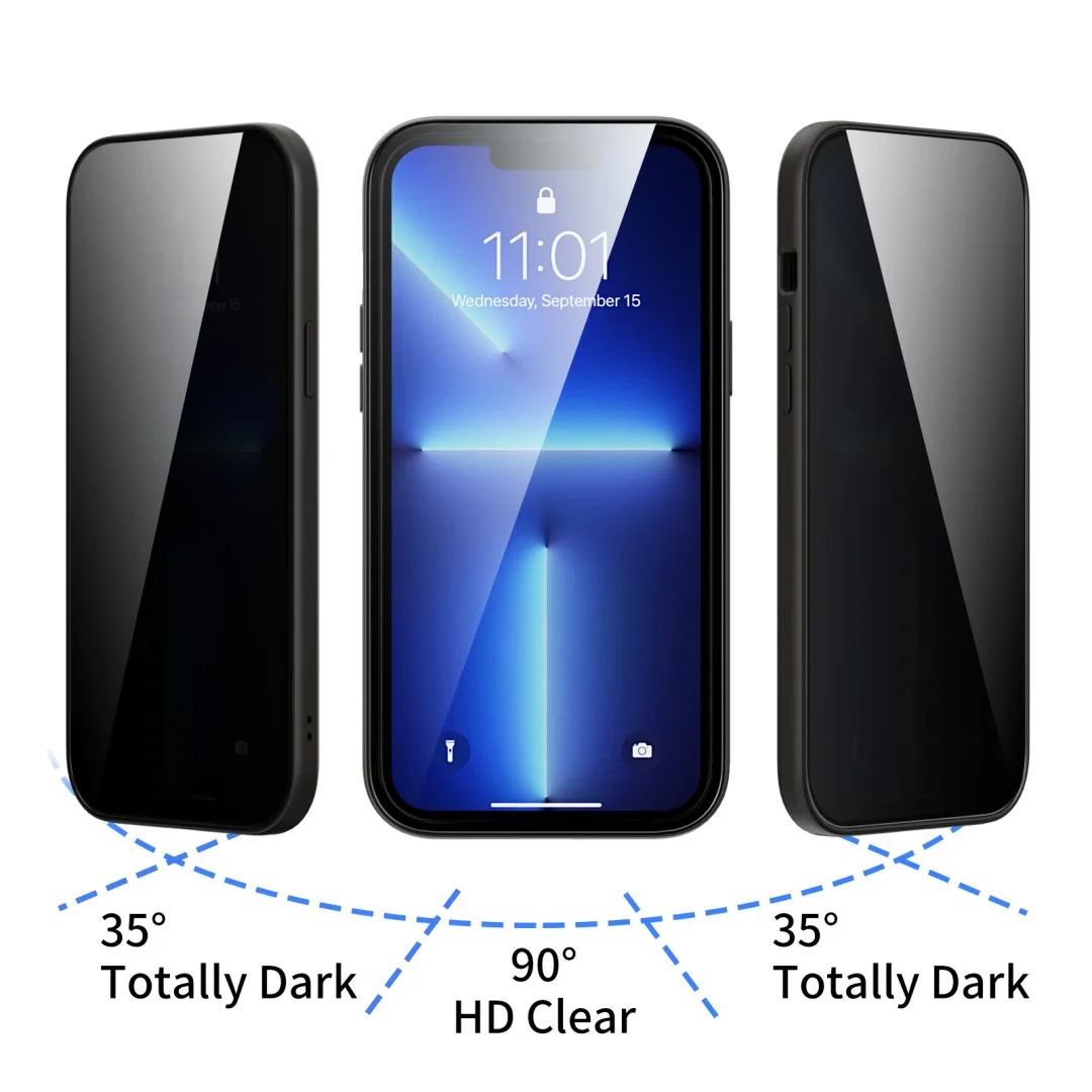 iPhone Privacy Double-sided Glass Phone Case