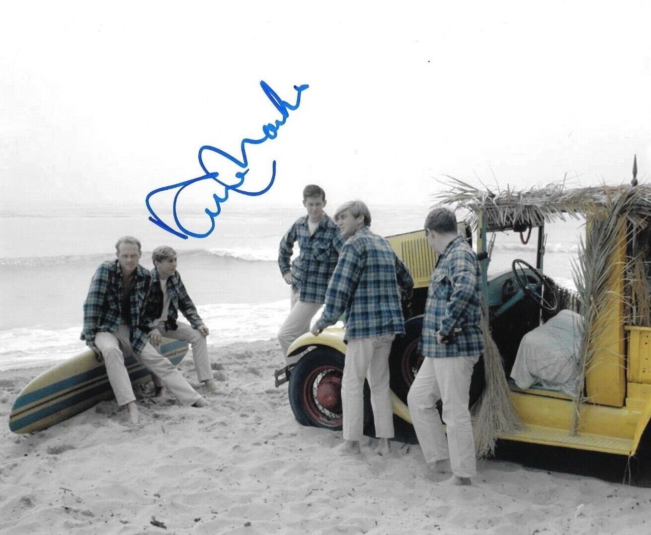 * DAVID MARKS * signed 8x10 Photo Poster painting * THE BEACH BOYS * COA * 4