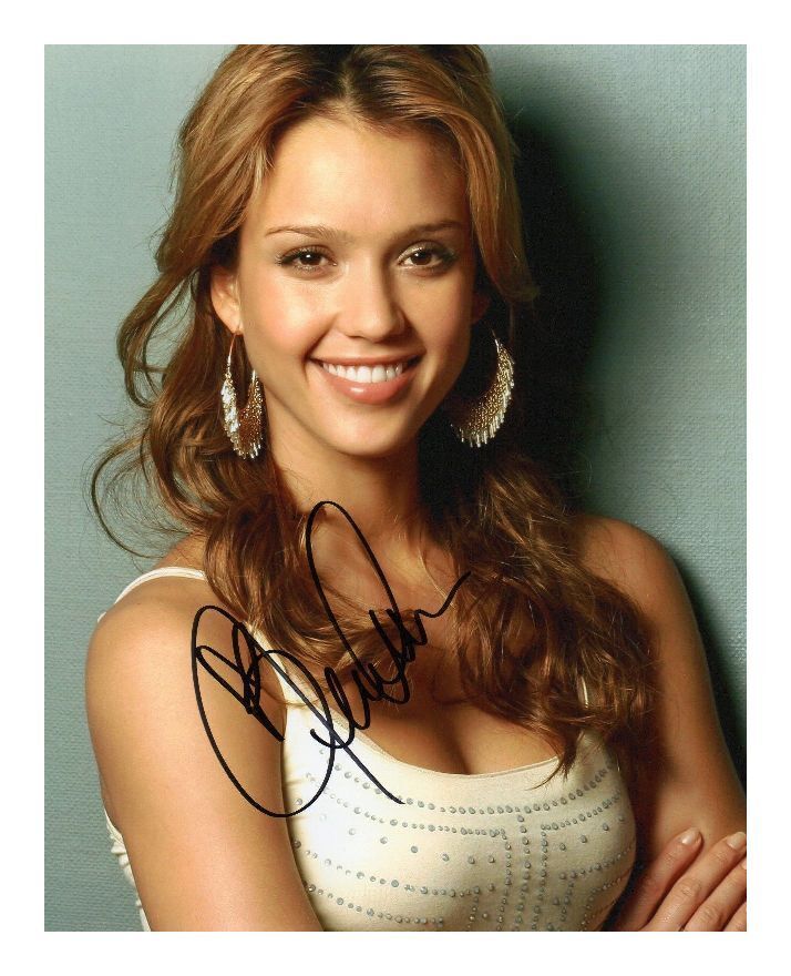 JESSICA ALBA AUTOGRAPHED SIGNED A4 PP POSTER Photo Poster painting PRINT 22