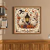 Ghost Streetlight 18CT 2 Strands DIY Stamped Cross Stitch Kit 30x30cm tapestrymarket