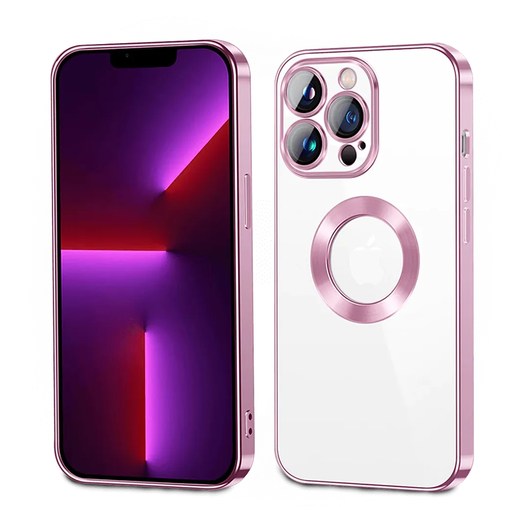 Chrome iPhone Case with Camera Protector
