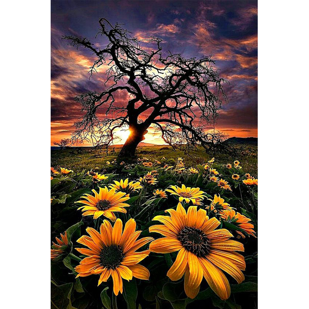 

Tree Flower - Round Drill Diamond Painting - 30*40CM, 501 Original