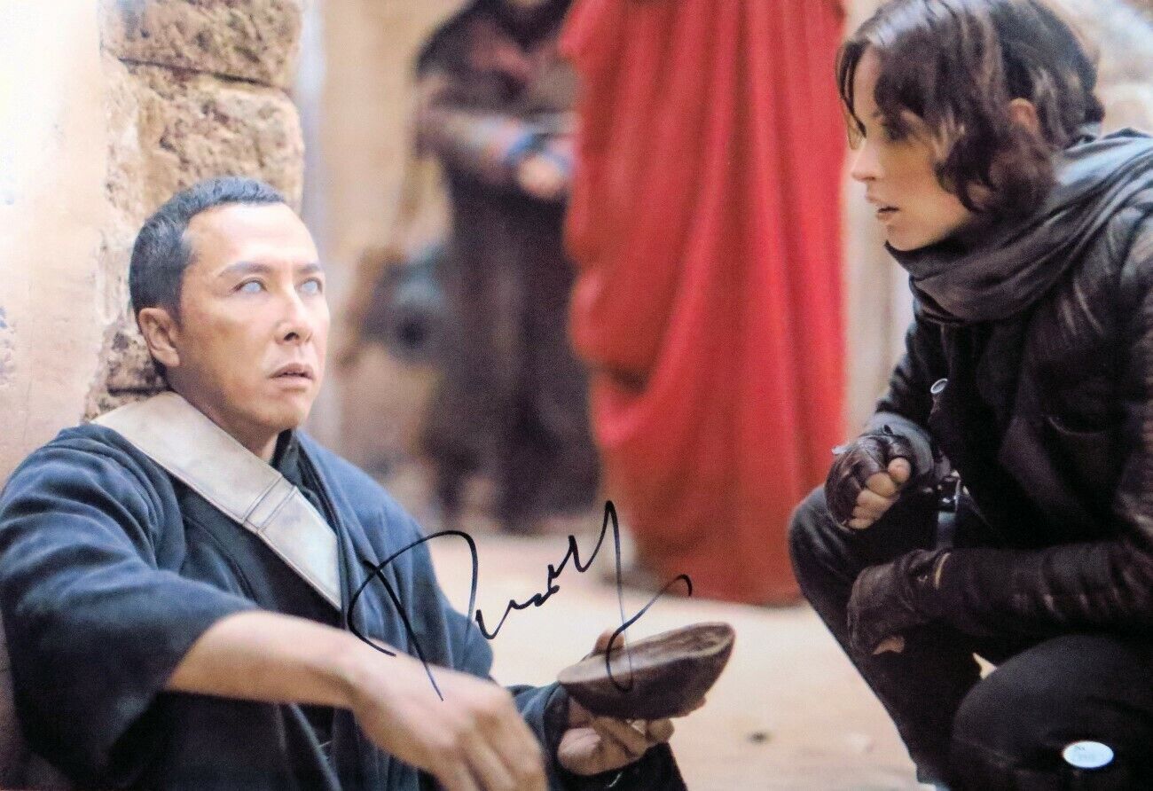 Donnie Yen Signed Autographed 16X24 Photo Poster painting Star Wars Rogue One JSA S79328