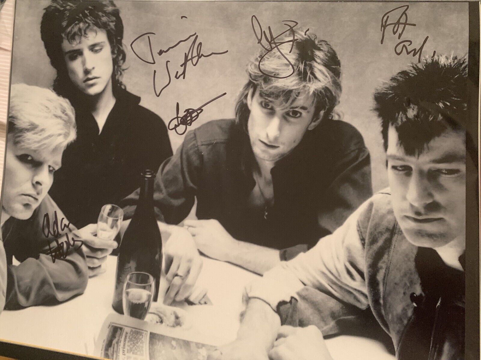 The Fixx Signed 11x14 Photo Poster painting Pic Auto