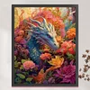 >SALE<Full Embroidery Eco-cotton Thread 11CT Print Flower Dragon Cross Stitch 50x60cm