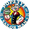 Popeye - Round Vintage Metal Signs - 30*30cm