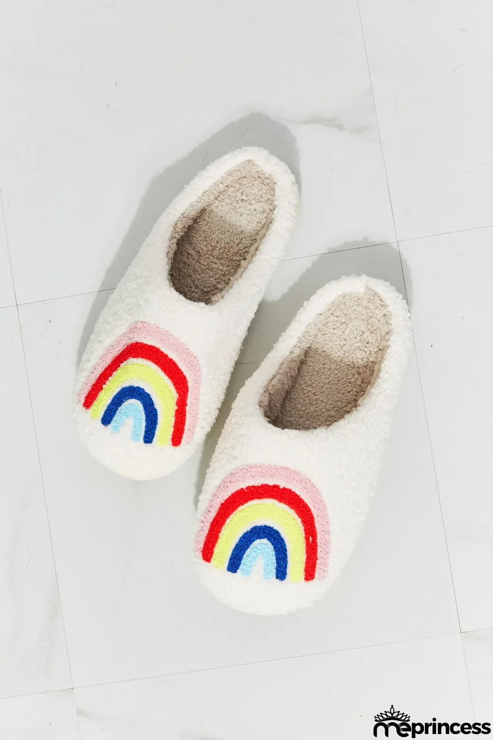 MMShoes Rainbow Plush Slipper