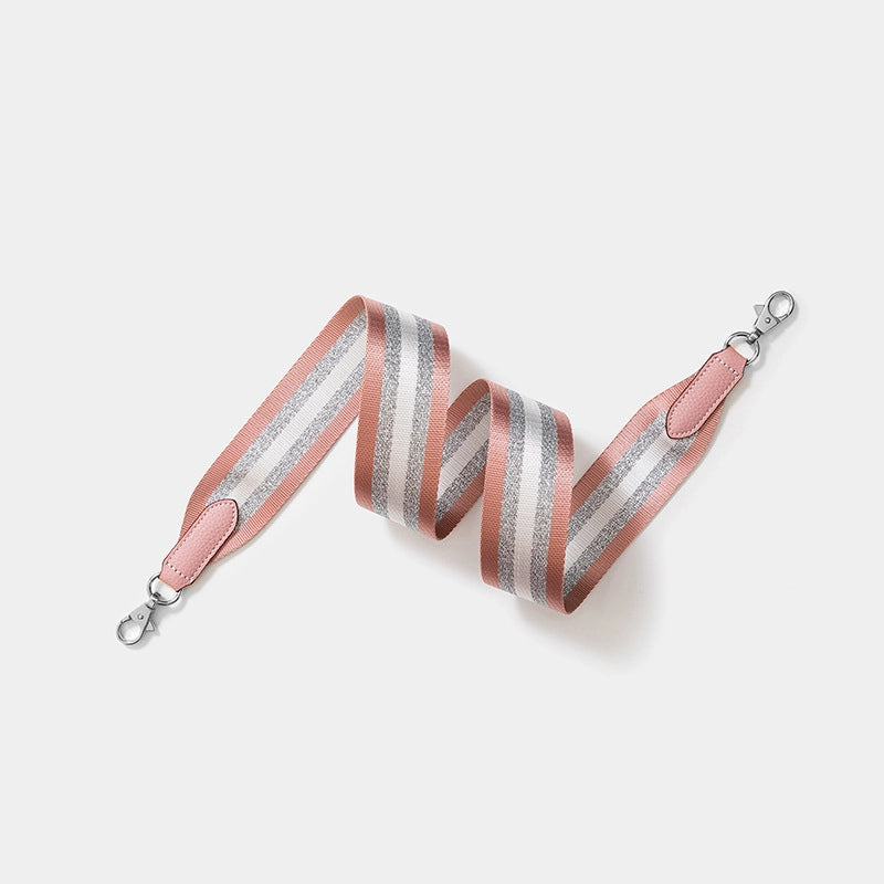 Cowhide Leather Wax Line Stripe Bag Strap