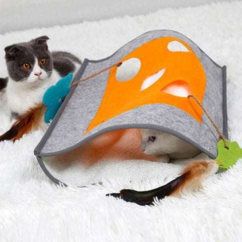 Fleece Cat Playing Mat