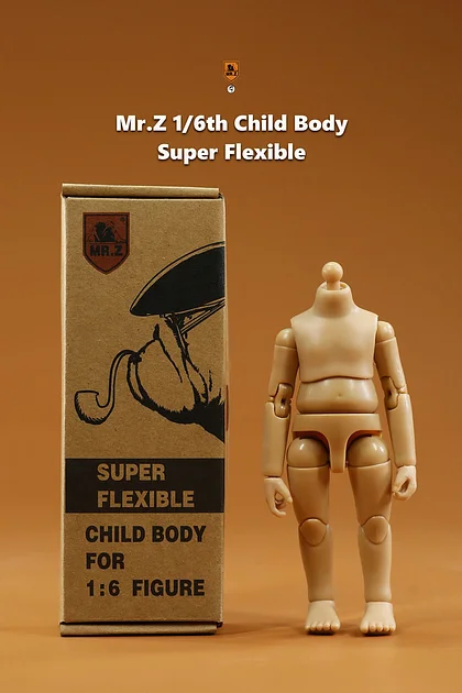 MR.Z 1/6 Child Body Kids Super Flexible  7'' Action Figure Body Doll Model Toys-aliexpress