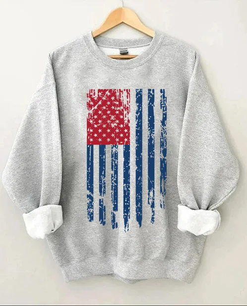 USA Flag Sweatshirt