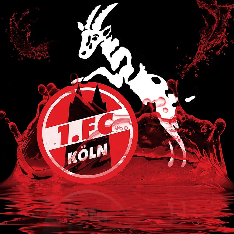 Cologne Football Club Logo - Full Round - Diamond Painting(40*40cm)