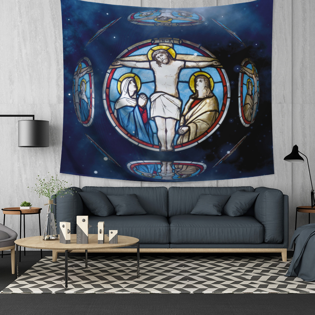 

Christ Bohemia Style Beach Mat Wall Square Hanging Tapestry Blanket, 501 Original